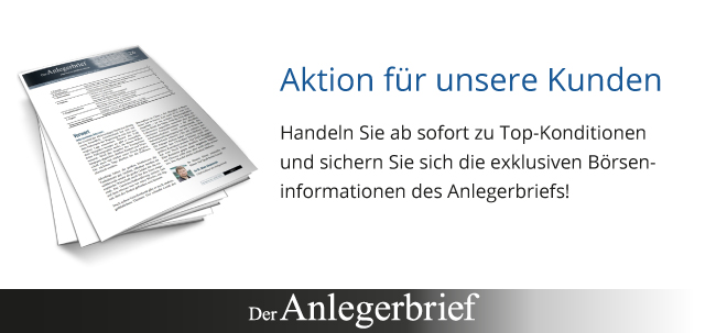 Nur für kurze Zeit: Anlegerbrief-Abo im Wert von 159 € geschenkt