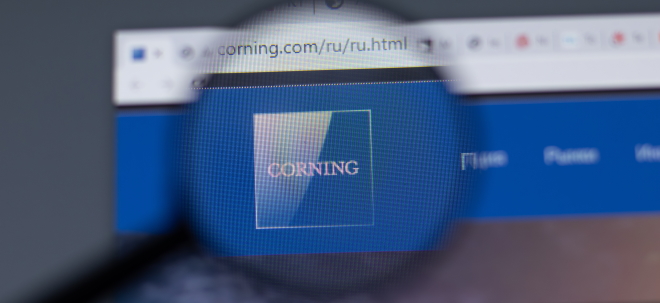 KI-Hoffnung Corning-Aktie wechselt ins Negative: Corning kann Gewinn klar steigern