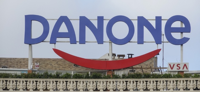 Kunden kaufen verstärkt Danone-Aktie im Plus: Danone bestätigt Umsatzprognose für das Gesamtjahr