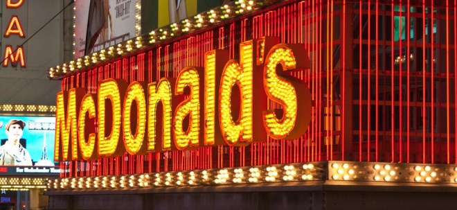 McDonalds-Investition  Dow Jones 30 Industrial-Titel McDonalds-Aktie: So viel hätten Anleger mit einem Investment in McDonalds von vor einem Jahr verdient