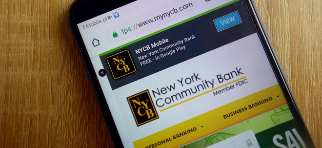 Nach Quartalszahlen New York Community Bancorp-Aktie steigt: NYCB bekommt Ramschrating von Moody's - neuer Vorsitzender berufen