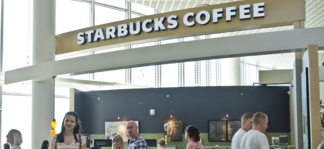 Lukrativer Starbucks-Einstieg?: NASDAQ Composite Index-Papier Starbucks-Aktie: So viel Gewinn hätte ein Starbucks-Investment von vor 3 Jahren eingefahren